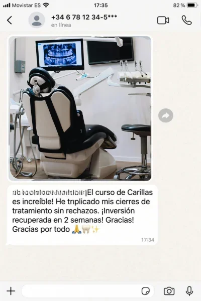 Testimonio sobre inversión recuperada